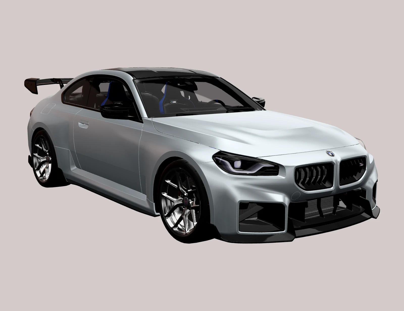 BMW M2 G87 with ADRO carbon fibre front lip, side skirts, diffuser and rear wing